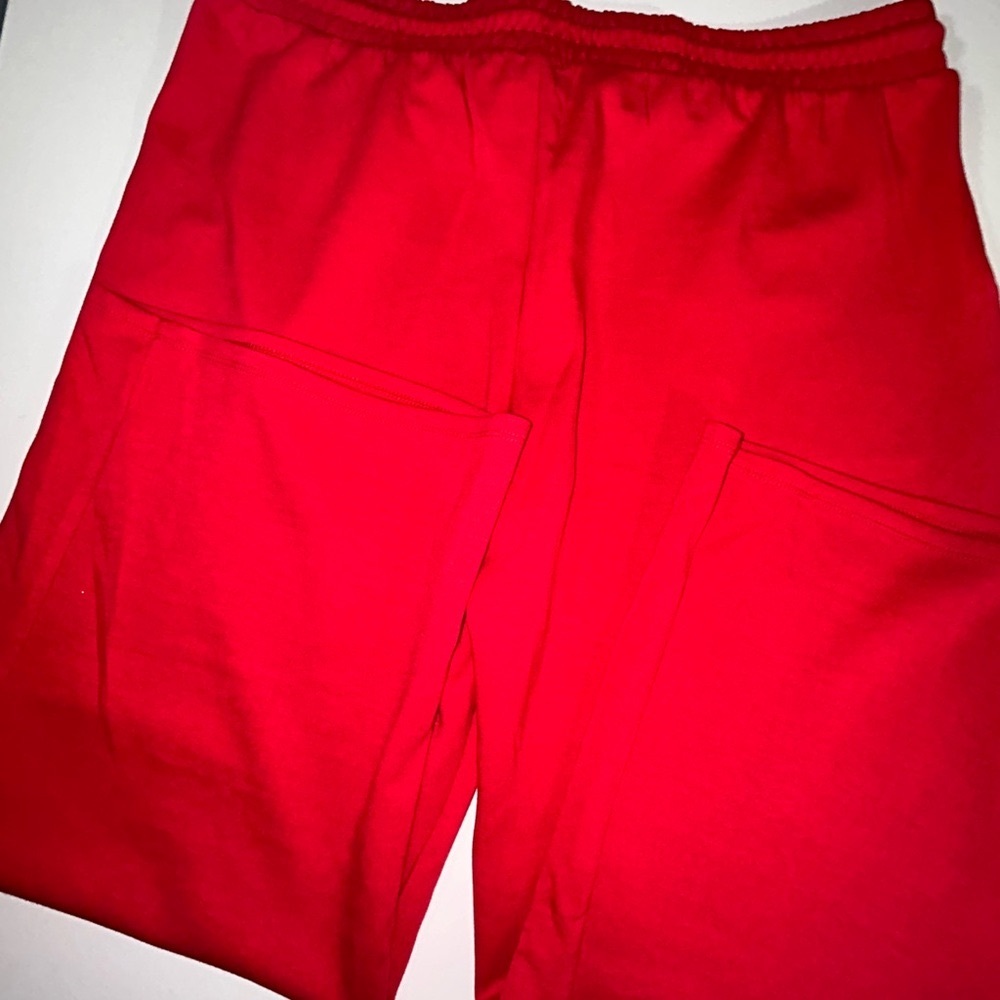 Scoop Women's Ultimate Scubaknit Cropped Sweatpants Size XL Red Drawstring - Picture 12 of 15